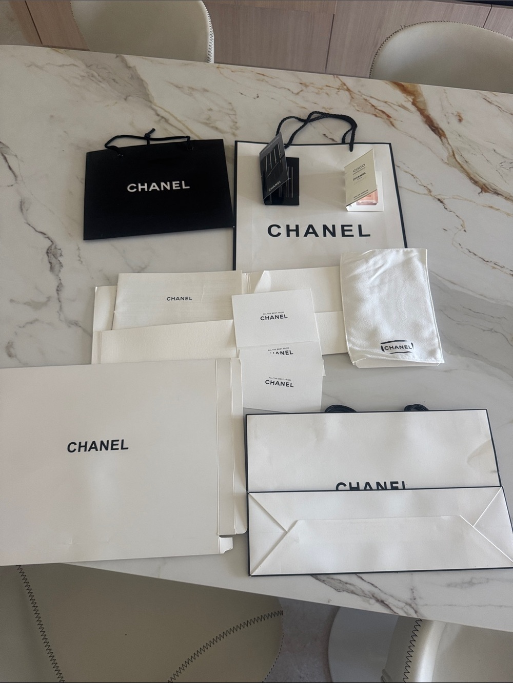 Chanel shopping packaging